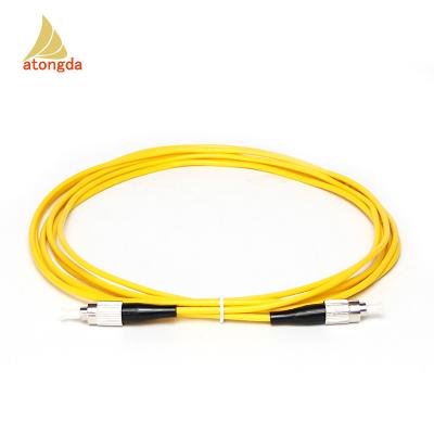 China Telecommunication FC Single Mode Fiber Optic Patch Cord To LC/SC/ST OM3 Connectors Patch Cord 3M 5M 10m 20M for sale