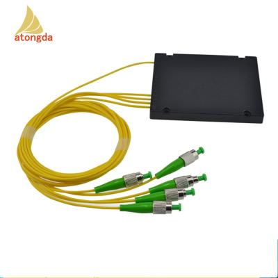 China Compatible 1x8 Fiber Optic Splitter, SC FC UPC APC Fiber Telecommunication Huawei GPON ONU Box PLC Fiber Optic Splitter for sale