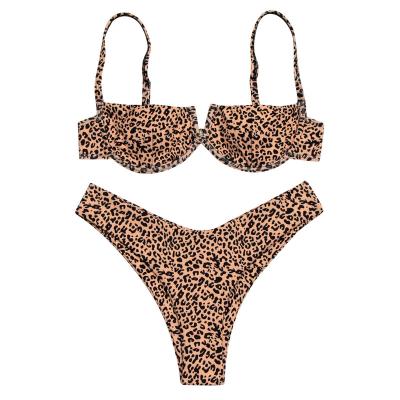 China high quality 95%polyester 5%spandex leopard sleep sexy lingeries for plus size women for sale