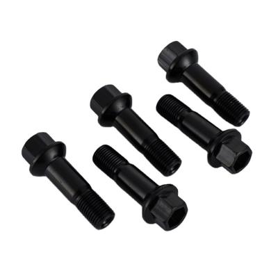 China Steel manufacturers sell M14*1.5 A0009907607 hexagonal alloy steel black car tire durable screw car wheel bolts for sale