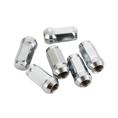 China M14*1.5 Steel Professional Manufacturing Silver Black Hexagonal Modified Wheel Nut Car Wheel Bolts Cover for sale