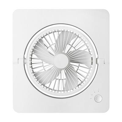 China Folidng Type Mini Type USB DC Fan Copper Motor Fan Pound Air Supply 3-4 Meters ABS Material Folding Rechargeable Fan for sale