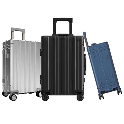 China Shell Trolley Luggage Manufacturer Direct Selling 20 Hard 24 Inch Wholesale Full Suitcase Aluminum Carry On Travel Luggage Trolley Trolley for sale