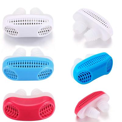 China ABS+Silicone Dropshipping Anti Snoring Circle Stop Silicone Snoring Breathing Clip for sale