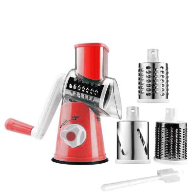 China Dropshipping Stainless Steel Manual Food Slicer Cheese Shredder Cheese Shredder Rotary Cheese Grater Nut Crusher for sale