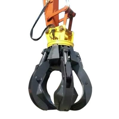 China Cultivate China New Arrival Custom Excavator Excavator Kinshofer Orange Peel Grab Mechanical Grapple for sale