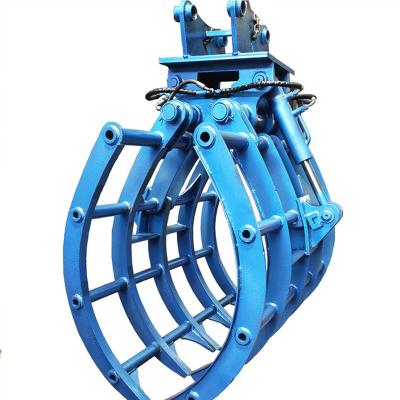 China Cultivate New Type Digging Machine Grabs Grass Bale Clamper Claw Grabs Machine Steel Manufacturers for sale