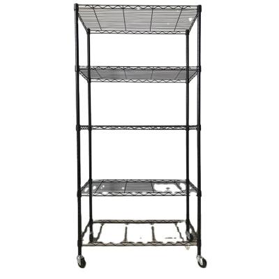 China JIAMEI NSF 5 Tier Sustainable Metal Wire Shelving Durable Heavy Duty Shelving Shelving for sale