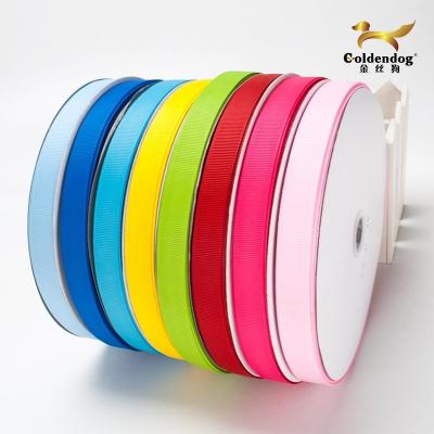 China Viable High Quality Decorative Gift Grosgrain Ribbons Logo Printing Available for sale