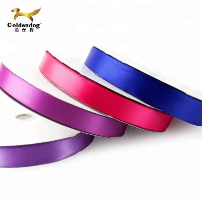 China Wholesale Eco-Friendly And Healthy 100% Polyester Solid Color 1 Inch Satin Ribbons Flower Ribbon Packaging for sale