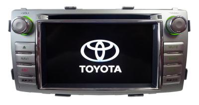 China 6.2 Inch Toyota Hilux 2012 Car Dvd Player / Mmc / Fm / Navigation System Stereo / -Cr-8903 for sale