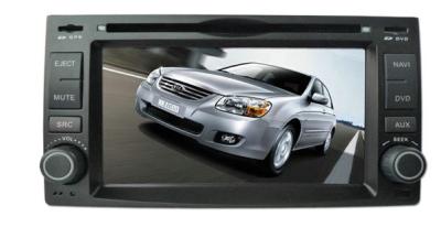 China Gps Navigation Auto Car Dvd Player / Kia Dvd Gps With 2din 6.2 Inch Tft Lcd Touch Screen Cr-8802 for sale