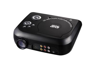 China Red / Black Home Theater Portable DVD Projector With English / Spanish / French / German Language for sale