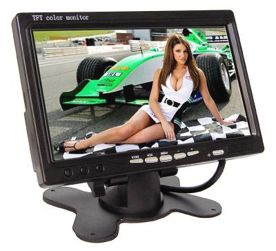 China 7 Inch Lcd Monitor With Multimedia, Sd Card In Car Monitor, Usb / Sd Port Cr-71 for sale