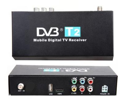 China High Definition VHF 174 - 230MHz Car DVB-T2 Digital TV Receiver / Analog Digital Tv TunerDVB-T2668A for sale