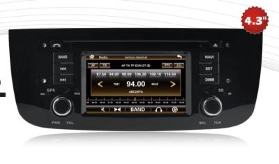 China Multimedia Player 4.3 Inch Fiat Punto And Fiat Linea Dvd With AM / FM for sale