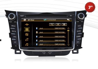 중국 2 소음 현대 I30를 위한 GPS Bluetooth iPod/Iphone를 가진 7 인치 터치스크린 현대 Dvd Gps 판매용