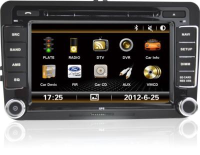 Chine Lecteur DVD de voiture de 7 de pouce généralistes de VW DVD avec la radio audio/Bluetooth de la navigation le RDS de GPS à vendre