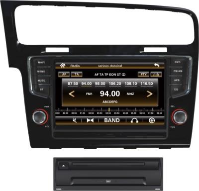 Chine Écart-type à télécommande Mp5 de Bluetooth USB de vacarme de VW 12Volt DVD GPS 2 de Wifi pour le golf 7 à vendre