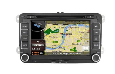 China Jogador de 2 Gps da VW Dvd do ruído LCD-TFT com alta resolução de IPOD do rádio de FM/AM à venda