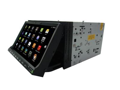 China 7 de Speler Dubbele DIN Dvd Spelers van duimflipdown DVD voor Andriod 4.2 Systeemgps Rds IPOD Te koop