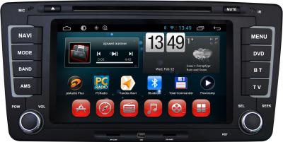 China Android Car Dvd For Volkswagen Skoda Octavia For Vw Dvd Gps With Dual Core 1 g Cpu Am / Fm for sale