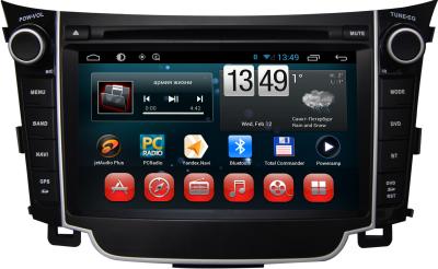 China AM / Fm I30 Hyundai Dvd Player With car navigation systems 2 Din Tochscreen Players for sale