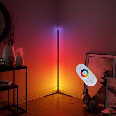 China Nordic Modern MTF RGB LED Minimal Floor Lamps For Living Room Standing Corner Light For Modern Living Room Metal Floor Lighting for sale