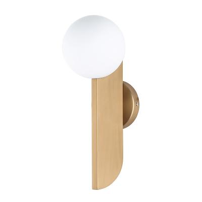 China Small modern Nordic originality bedroom post-modern living room ball led modern decorative wall lamp for sale