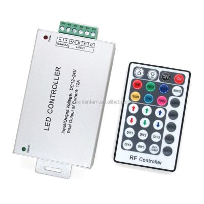 China 28 Keys 12-24V 3 Channels RGB LED Controller For RGB LED Strip Light L82*W64*H23mm for sale