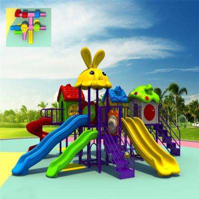 China 5-15 Years Used Kids Outdoor Outdoor Playground Equipment Large Playground Slides For Sale for sale