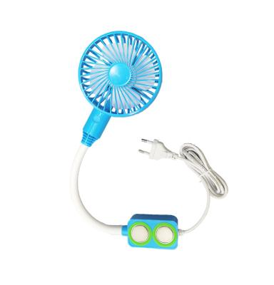 China Garment Shops Strong Magnetic Bendable Sewing Machine Strong Magnetic Bendable Fan Blue Tube Jack Fan for sale