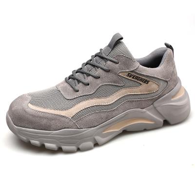 China New Arrival Steel Toe SAFETYLEADERS Sports Safety Shoes Mens Lightweight For Work for sale