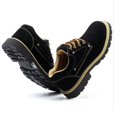 China Steel Toe Fashion Safety Shoes Work Shoes Anti-skid Leather Outdoor Safety Shoes for sale