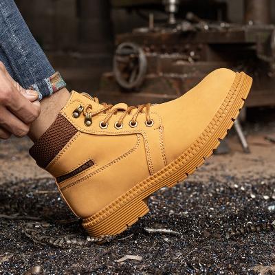 China Wholesale Steel Toe Men's Safety Boots Germany Fire Safety Leather Boots for sale