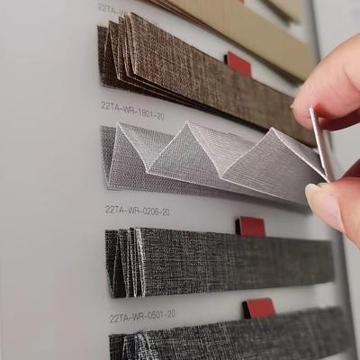 China Cutting-Edge and Innovative Fabric for French Window Compatible Modern Pleated Blinds for sale