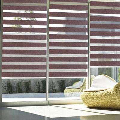 China Customized Electric Smart Zebra Shading Window Blinds for Superior Shading Experience for sale