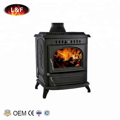 China Classic Home Heaters Matt Black Freestanding Cast Iron Wood Stoves For Home for sale