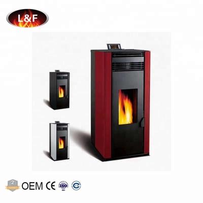 China Home Automatic Feeding Pellet Heaters Smart Heat Air Wood Stove China for sale