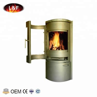 China Circular Free Cast Iron Kit Wood Burning Barrel Stove Heaters 2018 for sale