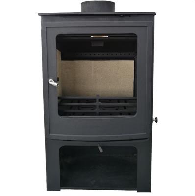 China Newest Home Heaters Steel Comes With Firewood Box Wholesale Control Stove External Air Intake for sale