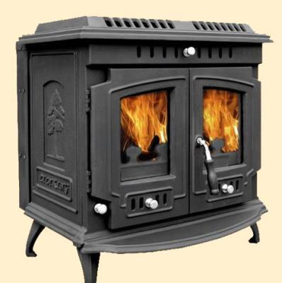 China Indoor Cast Iron Wood Fireplace , Steel Plate Stoves for sale