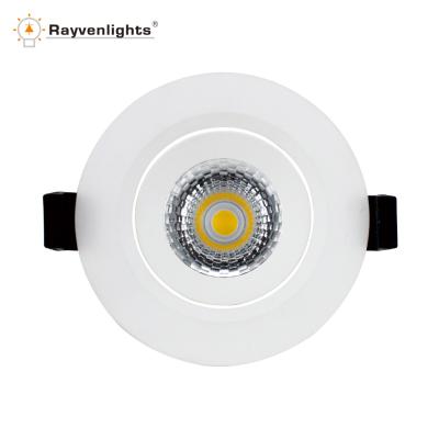 China Indoor cob led downlight housing Australian standard 3.5inch 92mm cut 12w epistar cob led dimmable downlight kit with Au plug for sale