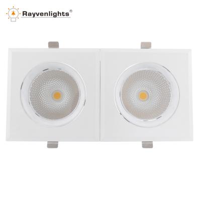 China SAA/CE aluminum dimmable cob led downlight with 45 degree beam angle for sale