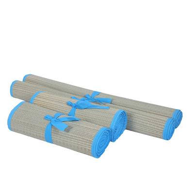 China 100% straw / 100% pp straw filled tatami mats, camping mats and beach mats for sale