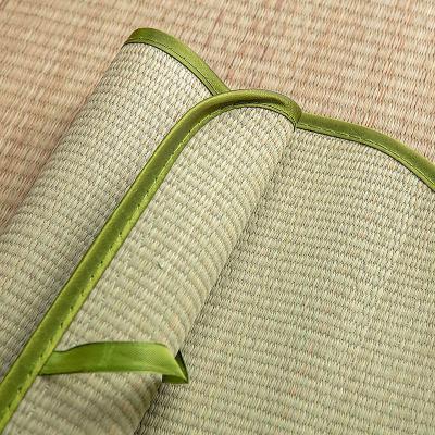 China wholesale 100% Straw/100% PP Straw Mat Pillow Piece, Double Faced Straw Mat Pillow Cover In Summer for sale