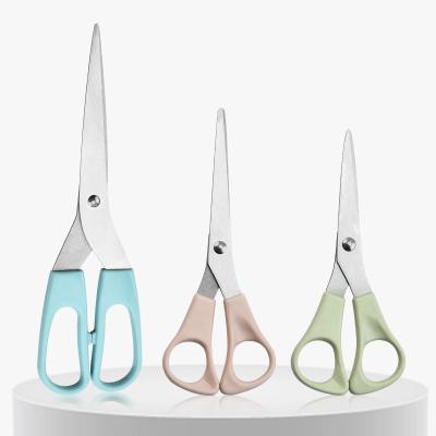 China Universal Cutting Scissors Bulk 3 Pack Office Scissors 210mm Fancy Paper Scissors for sale