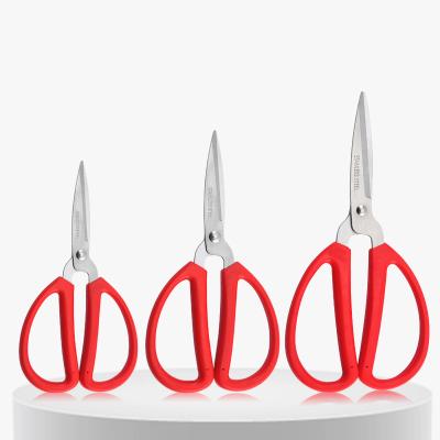 China Universal Stainless Steel Red Chinese Red Chinese Scissors Cutting Household Cissor DIY Tools for sale