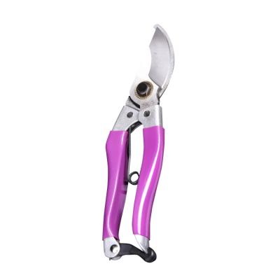 China Anti-Slip Handle 7 Inch Pruning SK5 Tree Blossom Cutter Heavy Duty Steel Spring Scissors for sale