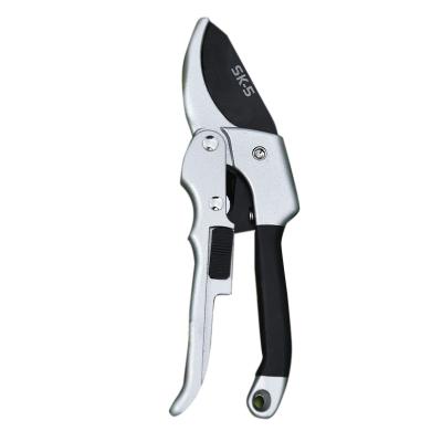 China Ratchet Anti-Slip Hand Bypass Handle Pruner Stainless Steel Shears Garden Tree Scissors Shears for sale